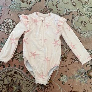 Gerber Pale Pink Starfish One-Piece Swimsuit